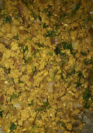 A picture of Egg burji.