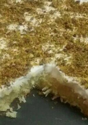 صورة لوصفة بسبوسة بالقشطة