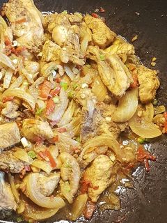Foto resep Ayam Tumis Bawang Bombay