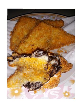 Foto resep Roti goreng kriuk coklat keju