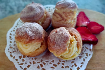 Cara Buat Soes Vanilla Vla Mini with Cinnamon Enak Terbaru