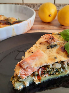 Glutén-, tej- és tojásmentes lazacos felfújt recept fotója