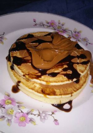 Una foto de Hotcakes en 4 PASOS!