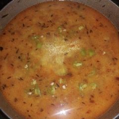 A picture of Yellow dal.
