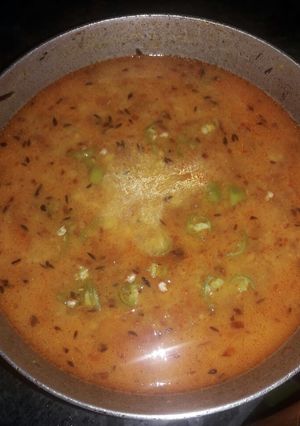 A picture of Yellow dal.