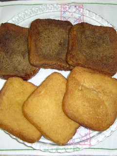 Una foto de Torrijas con vino dulce y con leche