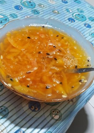 Foto resep Es semangka oren