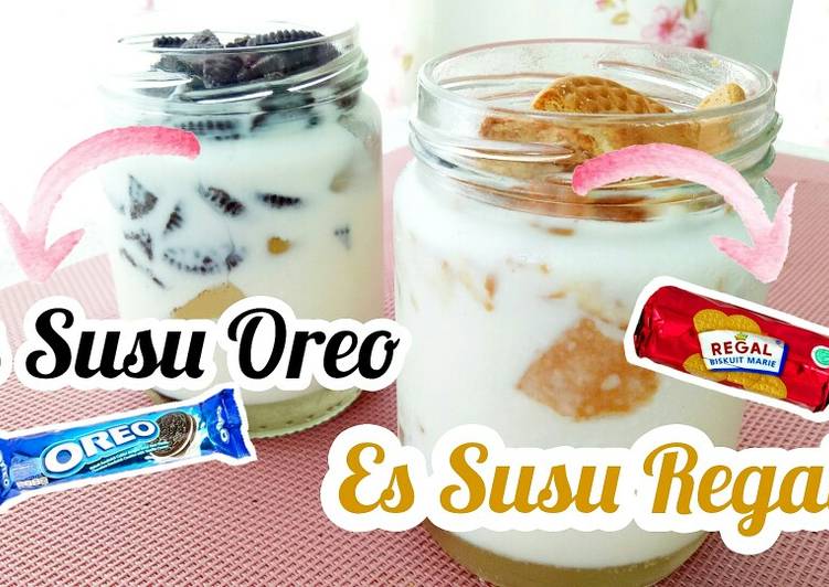 Recipe: Perfect Es Susu Regal dan Es Susu Oreo