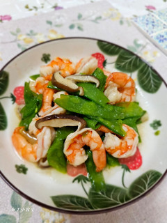 扁豆炒蝦仁 的食譜成品照片