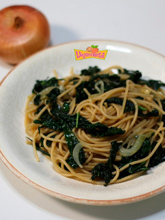 Una foto de Pasta con Cavolo Nero (o Col Negra)