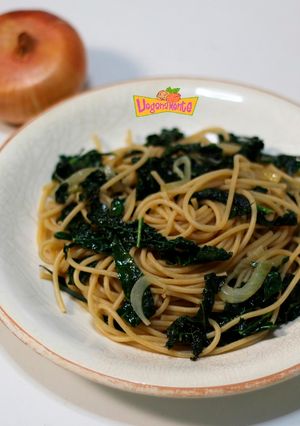 Una foto de Pasta con Cavolo Nero (o Col Negra)