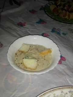صورة لوصفة شوربة الثوم بالجبنة شيدر