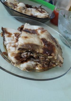 صورة لوصفة صينية باذنجان بالبشاميل