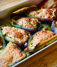 ớt chuông nhồi thịt