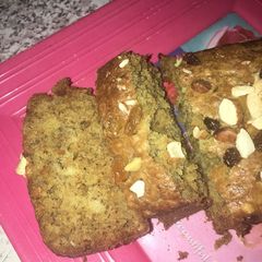 A picture of Banana bread soft and moist.