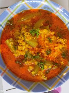 तुरई और मूंग दाल की सब्जी (turai aur moong dal ki sabzi recipe in Hindi) रेसिपी मुख्य फोटो