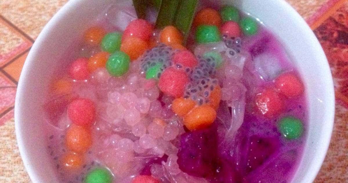 Resep Es Buah Pelangi With Bubblebikinramadanberkesan Oleh Ridhazakkir Cookpad 8638