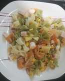 Ensalada de pasta a mi manera!! 😋