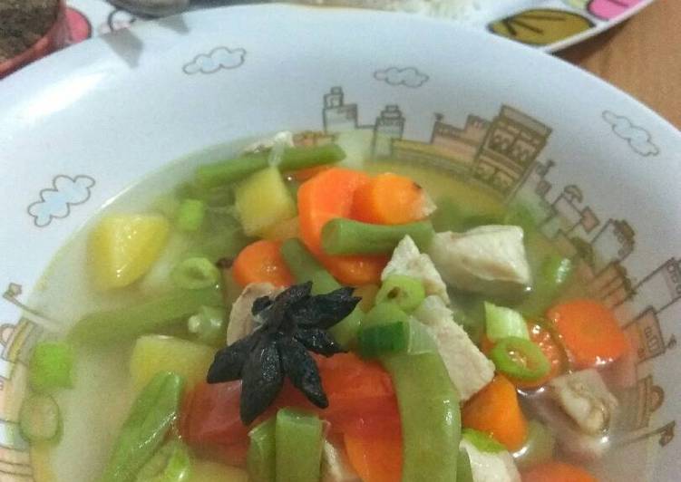 Cara Gampang Membuat Sop Ayam???? kuah sup buntut wangi rempah2_ menu Anak Anti Gagal