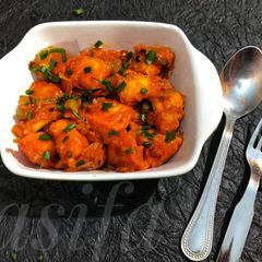 A picture of Egg Manchurian.