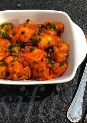 A picture of Egg Manchurian.