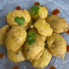 A picture of One bite potato.