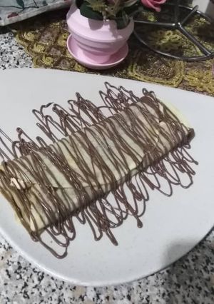 صورة لوصفة كريب نوتيلا 😍