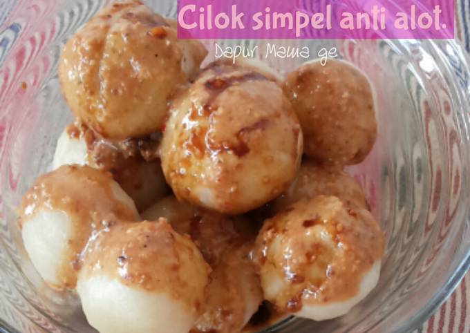Ini dia! Resep  memasak Cilok keju simpel anti alot yang spesial