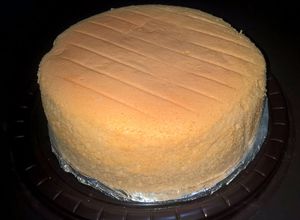 Foto resep Vanilla Sponge Cake (light, moist n fluffy) - resep 3 telur