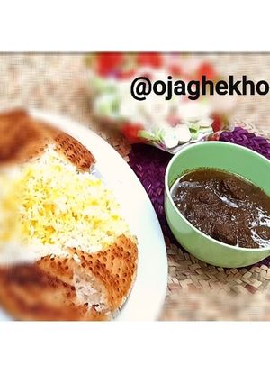 عکسی از دستور فسنجون با گوشت قلقلی