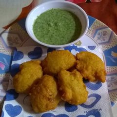A picture of Yellow Split Pea (Matar Dal) Vada.