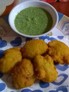 A picture of Yellow Split Pea (Matar Dal) Vada.