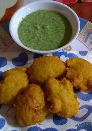A picture of Yellow Split Pea (Matar Dal) Vada.