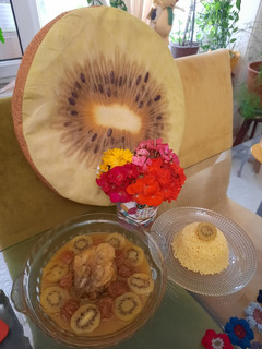 عکسی از دستور خورشت کیوی