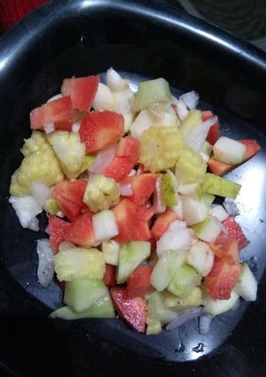 A picture of Baby corn chaat.