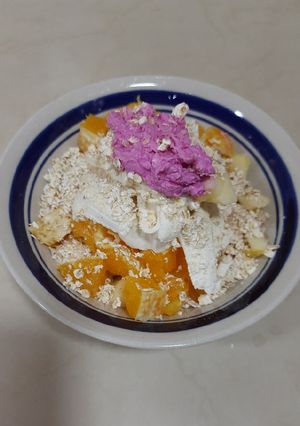 صورة لوصفة فواكه بالشوفان