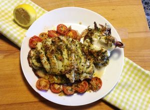 Foto di Seppia gigante gratinata al forno da