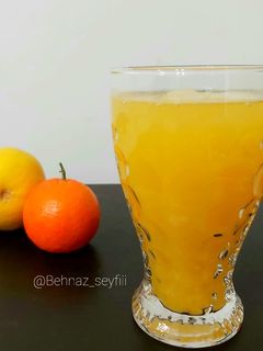 عکسی از دستور شربت نارنگی و لیمو شیرین 🍊💛