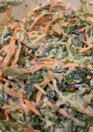 A picture of Autumn coleslaw.