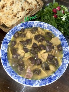 عکسی از دستور سیراب شیردان و جگر سفید گوسفندی