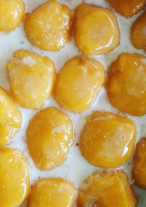 Foto resep Bola-bola Labu Kuning Kuah Santan