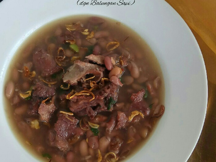 Cara Gampang Membuat Sup Kacang Merah (dgn Balungan Sapi), Menggugah Selera