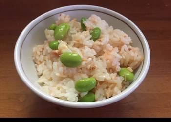 Ultimate Prepare Recipe Rice with salmonedamameand cheese Very Delicious