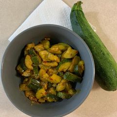 A picture of Spicy Zucchini Saute.