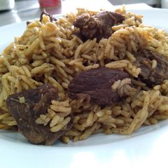 Beef pilau A picture of Beef pilau.