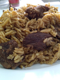 A picture of Beef pilau.