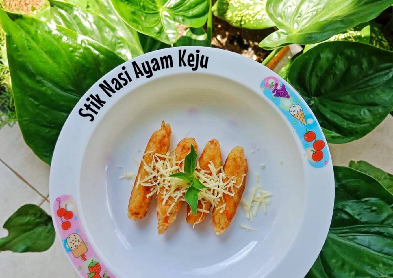 Stik Nasi Ayam Keju | Mpasi 10 Month +