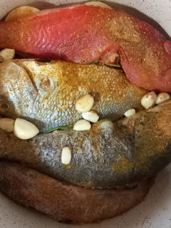 عکسی از دستور ماهی بخار پز من🐟