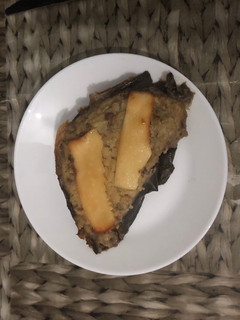 Una foto de Berenjenas rellenas de bechamel con bacon