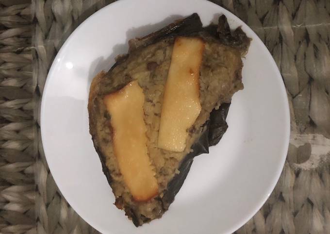 Berenjenas rellenas de bechamel con bacon Receta de Malagueña salerosa - Cookpad